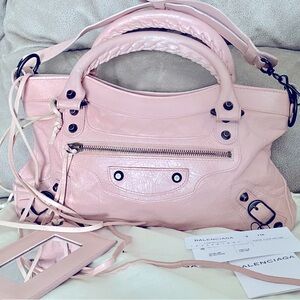 Balenciaga in Baby pink color shoulder bag